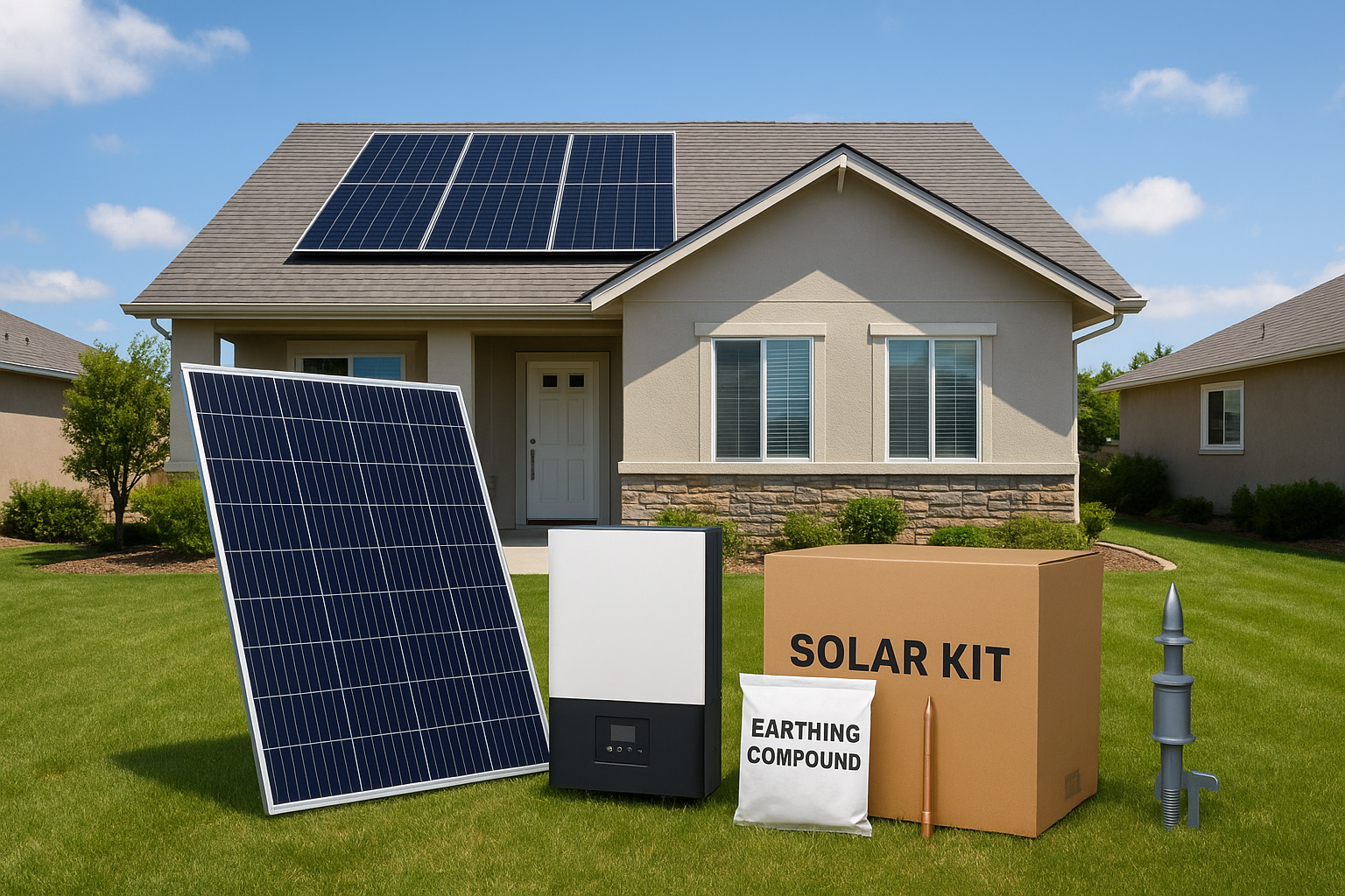 Reno Quick 2.16kW On-Grid Single Phase Bifacial Kit – 4 Modules